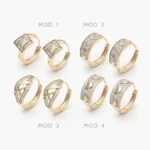 Arracadas Chapa de Oro Grupo 11