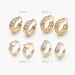 Arracadas Chapa de Oro Grupo 2