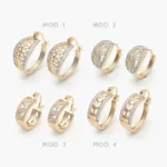 Arracadas Chapa de Oro Grupo 22