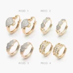 Arracadas Chapa de Oro Grupo 23