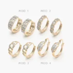 Arracadas Chapa de Oro Grupo 28