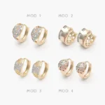 Huggies Zirconias Chapa de Oro Grupo 32