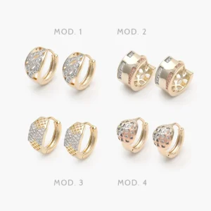 Huggies Zirconias Chapa de Oro Grupo 32