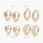 Arracadas Florentinas Chapa de Oro Grupo 37