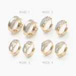 Arracadas Chapa de Oro Grupo 5