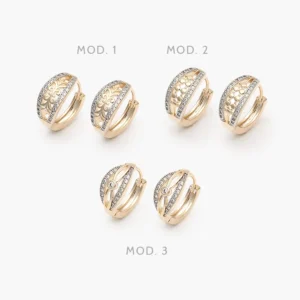 Aretes Chapa de Oro Grupo 56