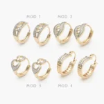 Arracadas Chapa de Oro Grupo 6