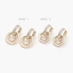 Hoops Zirconias Chapa de Oro Grupo 60