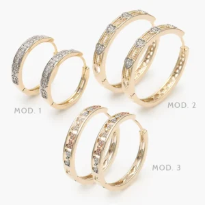 Arracadas Chapa de Oro Grupo 7