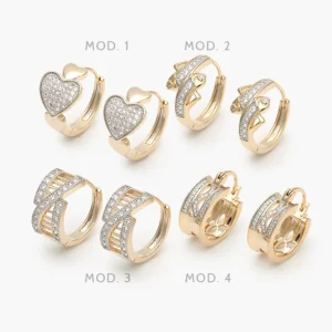 Arracadas Chapa de Oro Grupo 9