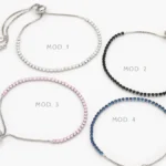 Pulso Tenis 2 mm. Ajustable Chapa de Rodio 844