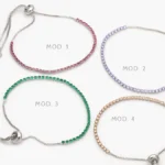 Pulso Tenis 2 mm. Ajustable Chapa de Rodio 845