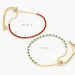 Pulso Tenis 2mm. Micropave Chapa de Oro 849