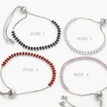 Pulso Tenis 4mm. Micropave Chapa de Rodio 851