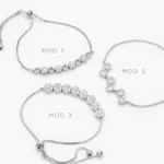 Pulso Ajustable Micropave Chapa de Rodio 855