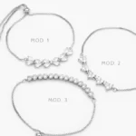 Pulso Ajustable Micropave Chapa de Rodio 858