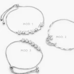 Pulso Astros Ajustable Micropave Chapa de Rodio 868