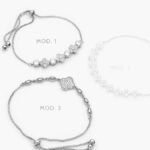 Pulso Flor Ajustable Micropave Chapa de Rodio 857