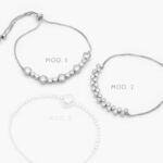 Pulso Zirconias Ajustable Micropave Chapa de Rodio 866