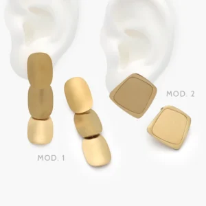 Aretes Lisos Acero Inoxidable 320