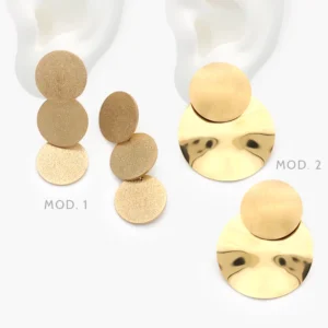 Aretes Largos Acero Inoxidable 323