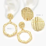 Aretes Largos Acero Inoxidable 344