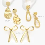 Aretes Largos Acero Inoxidable 347