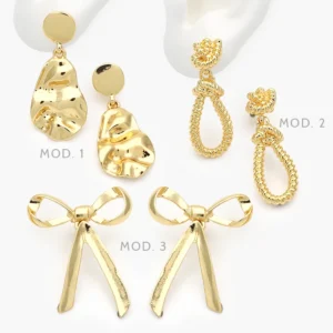 Aretes Largos Acero Inoxidable 347