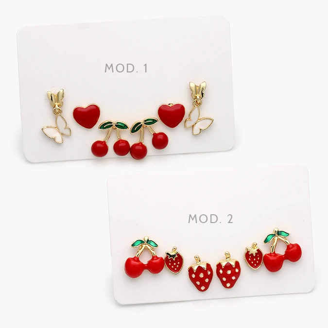 CA20158 Set Aretes Chapa de Oro 0158 - Image 1