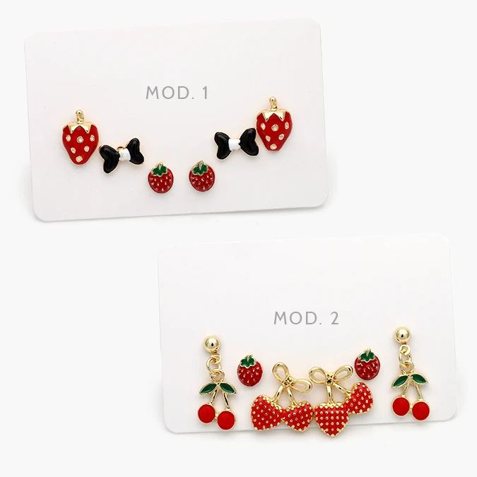 CA20159 Set Aretes Chapa de Oro 0159 - Image 1