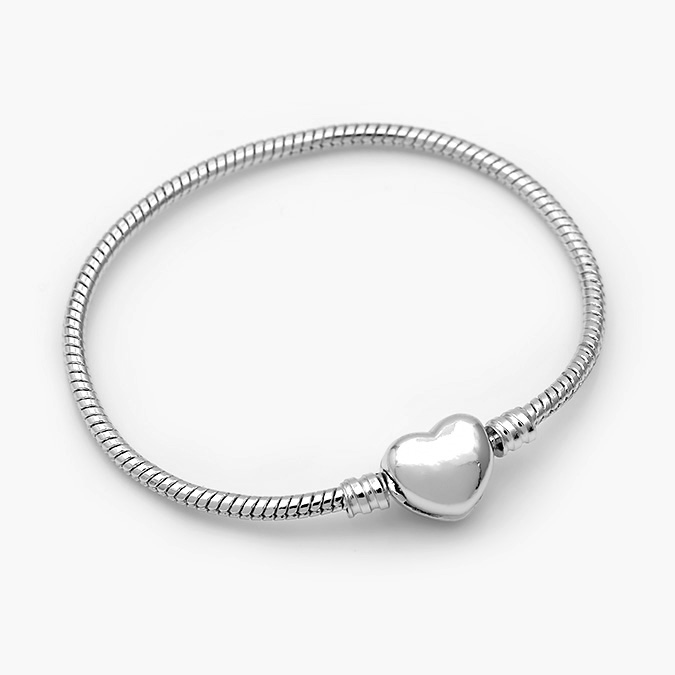 CPA005P Pulso para Charms Corazón Chapa de Rodio 005 - Image 1