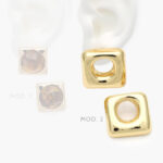 Aretes Cuadrados Acero Inoxidable 335