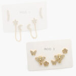 Set Aretes Chapa de Oro 0141