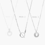 Collar Aro Zirconias Chapa de Rodio 695