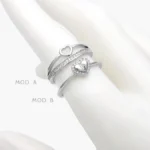 Anillo Corazón Acero Inoxidable 644