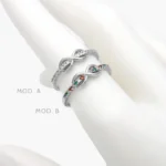 Anillo Infinito Acero Inoxidable 659