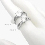 Anillo Solitario Acero Inoxidable 667
