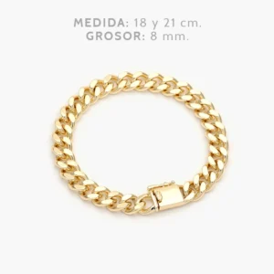 Pulso Mónaco 8mm. Chapa de Oro 0287