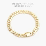 Pulso Mónaco 8mm. Chapa de Oro 0290