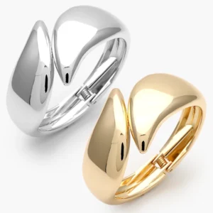 Brazalete Chunky Chapa de Oro 757