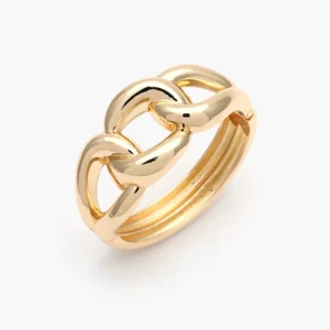 Brazalete Chunky Chapa de Oro 762