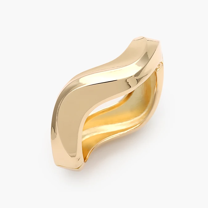 CTP0763 Brazalete Chunky Chapa de Oro 763 - Image 1
