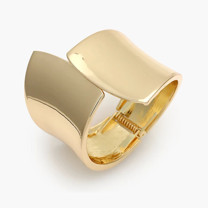 CTP0765 Brazalete Chunky Chapa de Oro 765 - Image 1