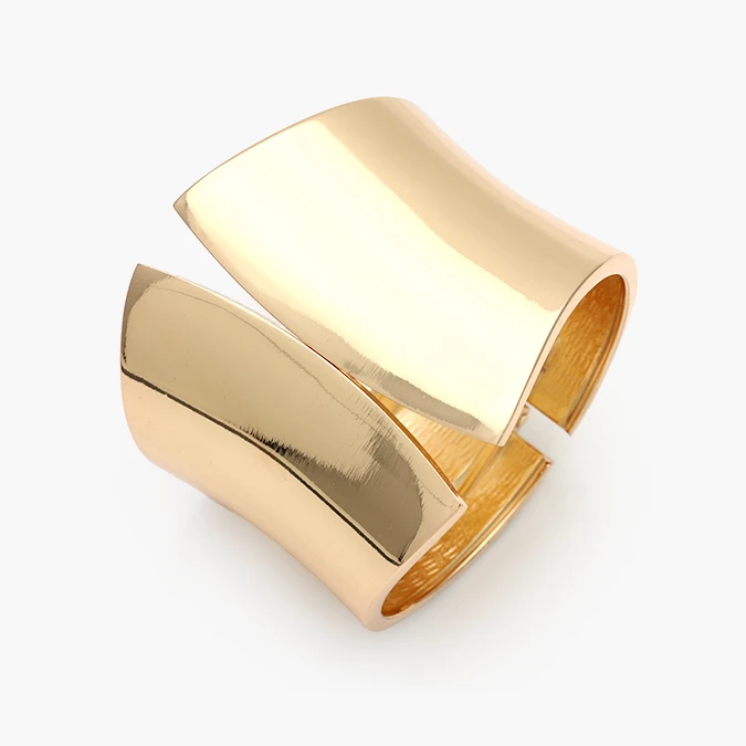 CTP0766 Brazalete Chunky Chapa de Oro 766 - Image 1