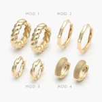 Arracadas Chapa de Oro 41