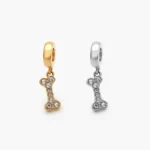 Dije Hueso Zirconia Acero Inoxidable 697