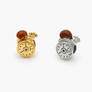 Dije Reloj Caracol Acero Inoxidable 712