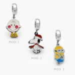 Dije Snoopy & Minion Acero Inoxidable 722