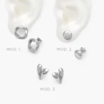 Aretes Chapa de Rodio 692