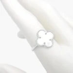 Anillo Plata .925 Flor Trébol 0223